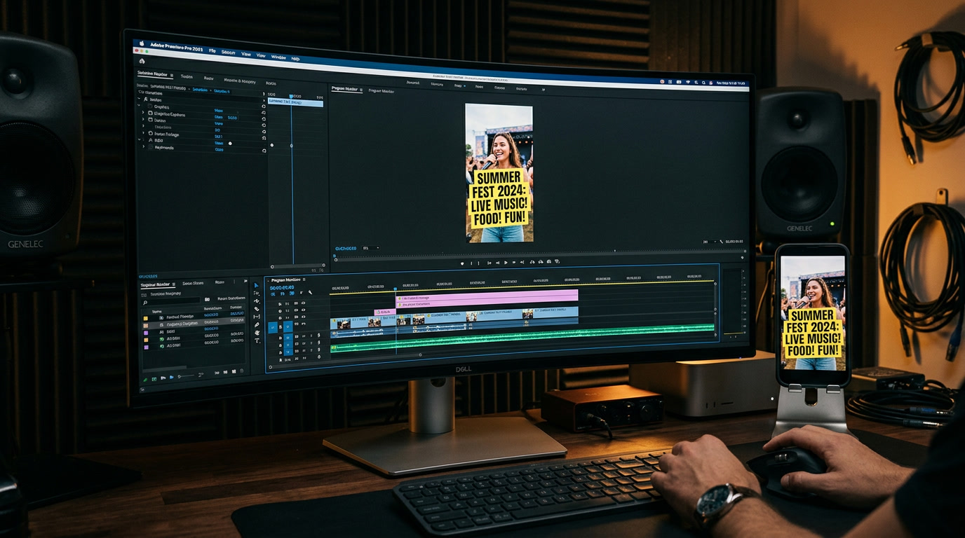 captioned video marketing local business