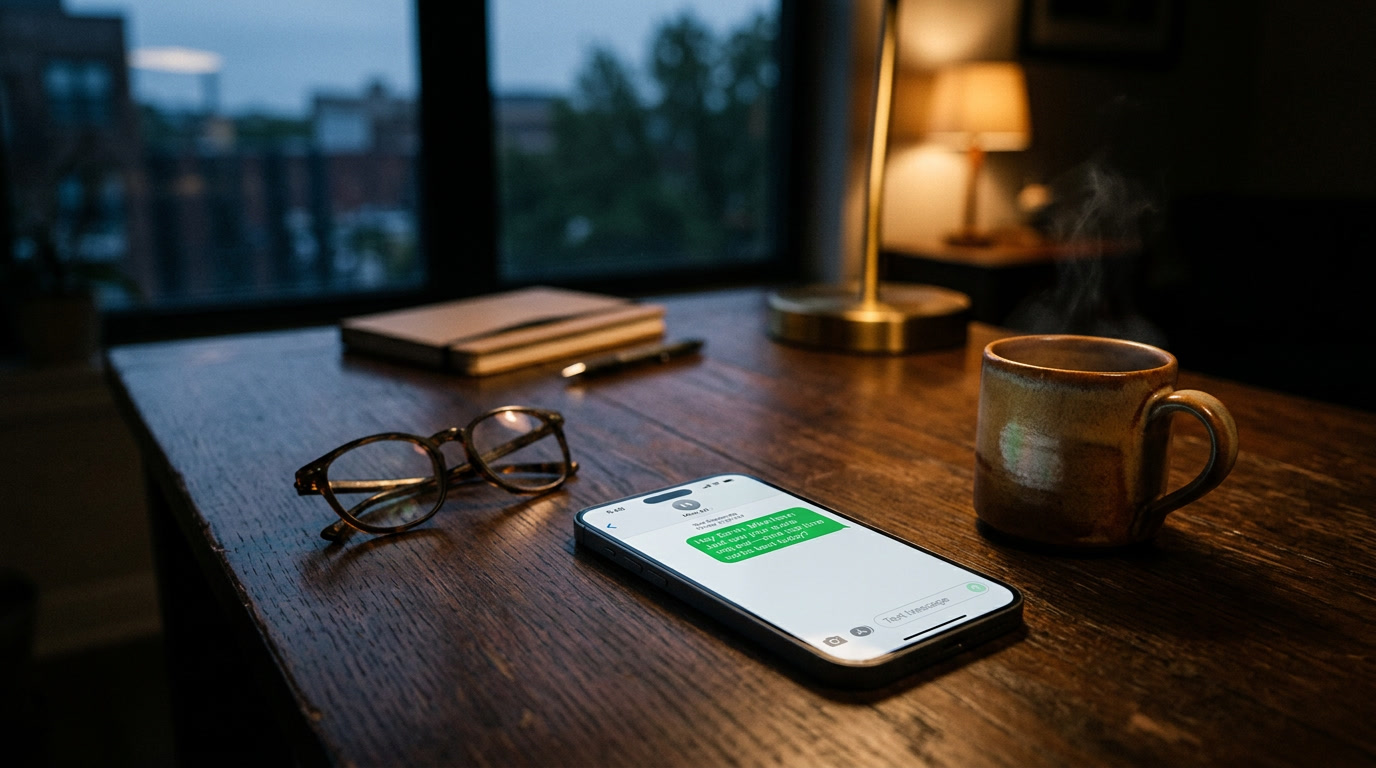human first sms automation local business
